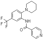 N-(2-(piperidin-1-yl)-5-(trifluoromethyl)phenyl)isonicotinamide Structure,218156-96-8Structure