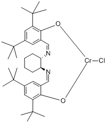 (1S,2S)-(+)-〔1,2-環(huán)己烷二氨基-N,N′-雙(3,5-二丁基亞水楊基)鉻(Ⅲ)氯化物結構式_219143-92-7結構式