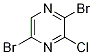 2,5-Dibromo-3-chloropyrazine Structure,21943-16-8Structure