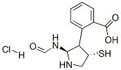 3-[(2S,4S)-4-Mercaptopyrrolidine-2-carboxamido]benzoic Structure,219909-83-8Structure