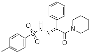 (E)-4-methyl-n’-(2-oxo-1-phenyl-2-(piperidin-1-yl)ethylidene)benzenesulfonohydrazide Structure,219915-67-0Structure