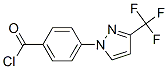 4-[3-(Trifluoromethyl)-1H-pyrazol-1-yl]benzoyl chloride Structure,220461-85-8Structure