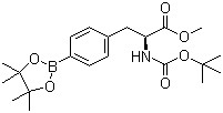 (2s)-2-[(叔丁氧基羰基)氨基]-3-[4-(4,4,5,5-四甲基-1,3,2-二噁硼烷-2-基)苯基]丙酸甲酯結(jié)構(gòu)式_220587-29-1結(jié)構(gòu)式