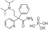 Disopyramid phosphate Structure,22059-60-5Structure