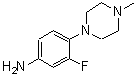 3-Fluoro-4-(4-methylpiperazin-1-yl)aniline Structure,221198-99-8Structure