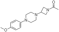 N-Acetyl-3-(4-(p-methoxyphenyl)piperazinyl)azetidine Structure,223381-95-1Structure