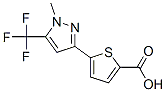 5-(1-Methyl-5-(trifluoromethyl)-1h-pyrazol-3-yl)thiophene-2-carboxylic acid Structure,223499-20-5Structure