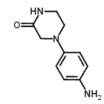 4-(4-Aminophenyl)-2-piperazinone Structure,223786-04-7Structure