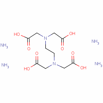 Glycine, n,n-1,2-ethanediylbis[n-(carboxymethyl)-, tetraammonium salt Structure,22473-78-5Structure