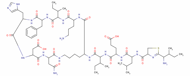 桿菌肽A結構式_22601-59-8結構式