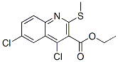 Ethyl 4,6-dichloro-2-(methylthio)quinoline-3-carboxylate Structure,227958-96-5Structure