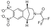 2,3,4,5-Tetrahydro-7,8-dinitro-3-(trifluoroacetyl)-1,5-methano-1h-3-benzazepine Structure,230615-59-5Structure