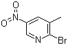 2-Bromo-3-methyl-5-nitropyridine Structure,23132-21-0Structure