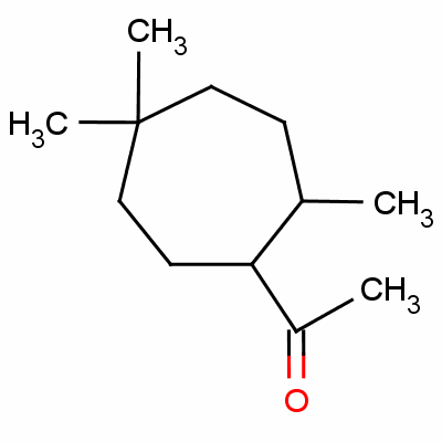 Ethanone, 1-(2,5,5-trimethylcycloheptyl)- Structure,23361-88-8Structure