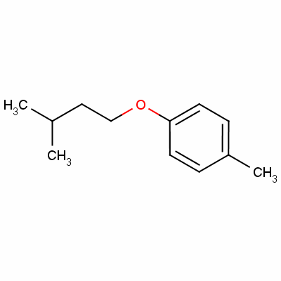 Benzene, 1-methyl-4-(3-methylbutoxy)- Structure,23446-55-1Structure