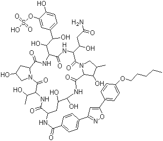 Micafungin Structure,235114-32-6Structure