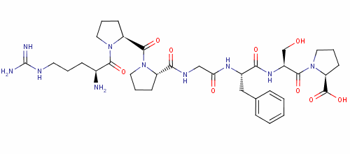 Bradykinin fragment 1-7 Structure,23815-87-4Structure