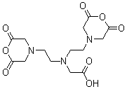 Diethylenetriaminepentaacetic acid dianhydride Structure,23911-26-4Structure