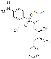 N-[(2R,3S)-3-氨基-2-羥基-4-苯基丁基]-N-(2-甲基丙基)-4-硝基- 苯磺酰胺鹽酸鹽 (1:1)結(jié)構(gòu)式_244634-31-9結(jié)構(gòu)式