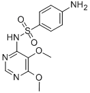 周效磺胺結構式_2447-57-6結構式