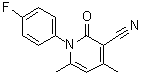 1-(4-Fluorophenyl)-1,2-dihydro-4,6-dimethyl-2-oxo-3-pyridinecarbonitrile Structure,24522-49-4Structure