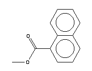 1-萘酸甲酯結(jié)構(gòu)式_2459-24-7結(jié)構(gòu)式