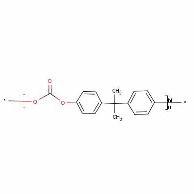 Polycarbonate resin Structure,24936-68-3Structure