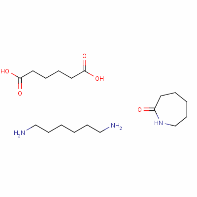 Hexanedioic acid, polymer with hexahydro-2h-azepin-2-one and 1,6-hexanediamine Structure,24993-04-2Structure