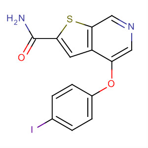 4-[4-Iodophenoxy]thieno[2,3-c]pyridine-2-carboxamide Structure,251993-33-6Structure