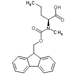 Fmoc-N-Me-Nva-OH結(jié)構(gòu)式_252049-05-1結(jié)構(gòu)式