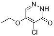 4-Chloro-5-ethoxypyridazin-3(2h)-one Structure,252210-37-0Structure