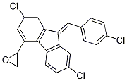 (E,z)-9-(4-chlorophenyl)methylene-5-oxiranyl-2,7-dichlorofluorene Structure,252990-29-7Structure