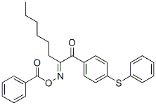 1,2-Octanedione, 1-[4-(phenylthio)phenyl]-, 2-(O-benzoyloxime) Structure,253585-83-0Structure