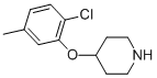 4-(2-Chloro-5-methylphenoxy)piperidine Structure,254883-43-7Structure