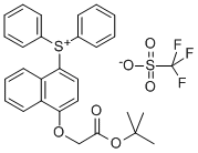 (Tert-Butoxycarbonylmethoxynaphthyl)-diphenylsulfonium triflate Structure,255056-48-5Structure