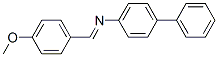 4-[(4-Methoxybenzylidene)amino]biphenyl Structure,25543-63-9Structure