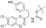 2,4,5-Trichlorophenyl n-{[(2-methyl-2-propanyl)oxy]carbonyl}-l-tyrosinate Structure,25616-08-4Structure