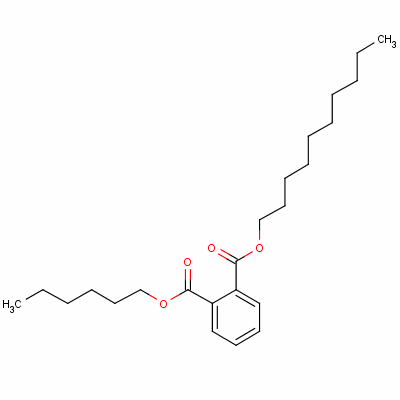 Decyl hexyl phthalate Structure,25724-58-7Structure