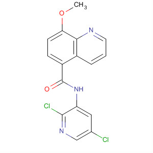 N-(2,5-dichloro-3-pyridinyl)-8-methoxyquinoline-5-carboxamide Structure,257892-34-5Structure