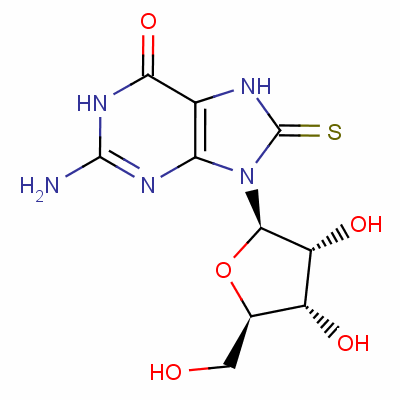 8-巰基鳥苷結(jié)構(gòu)式_26001-38-7結(jié)構(gòu)式