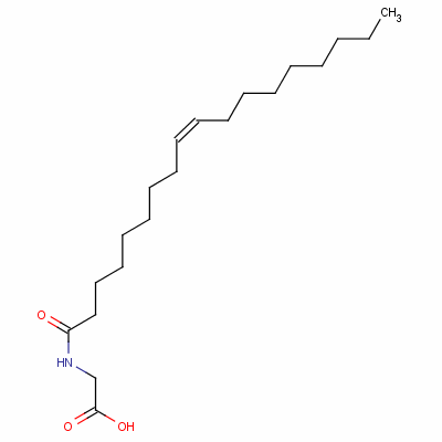 2-[[(Z)-十八碳-9-烯?；鵠氨基]乙酸結(jié)構(gòu)式_2601-90-3結(jié)構(gòu)式