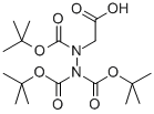 Tri-Boc-hydrazinoacetic acid Structure,261380-41-0Structure