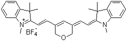 1,3,3-三甲基-2-((E)-2-[5-[(Z)-2-(1,3,3-三甲基-1,3-二氫-2H-吲哚-2-亞基)乙亞基]-2H-吡喃-3(6H)-基)乙烯基]-3H-吲哚四氟硼酸鹽結(jié)構(gòu)式_262607-24-9結(jié)構(gòu)式