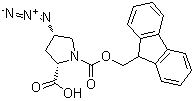 (2S,4s)-1-fmoc-4-azidopyrrolidine-2-carboxylic acid Structure,263847-08-1Structure