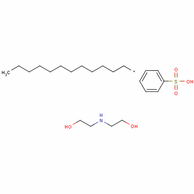 Dodecyl-benzenesulfonic acid compd. with 2,2-iminodiethanol (1:1) Structure,26545-53-9Structure