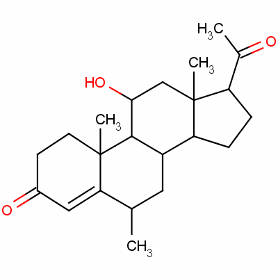 甲羥松結(jié)構(gòu)式_2668-66-8結(jié)構(gòu)式