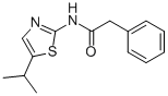 N-(5-isopropyl-1,3-thiazol-2-yl)-2-phenylacetamide Structure,267654-00-2Structure