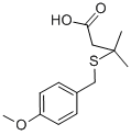 β-s-(4-methoxybenzylmercapto)isovaleric acid Structure,268219-99-4Structure