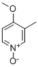 4-Methoxy-3-methylpyridine n-oxide Structure,26883-29-4Structure