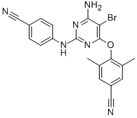 Etravirine Structure,269055-15-4Structure